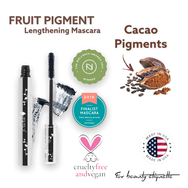100% PURE - Fruit Pigmented® Ultra Lengthening Mascara -DARK CHOCOLATE -