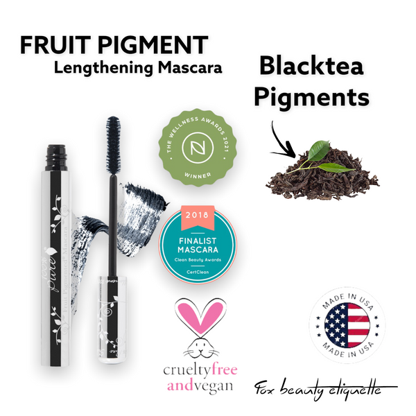 100% PURE - Fruit Pigmented® Ultra Lengthening Mascara -BLACK TEA -