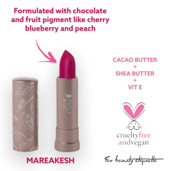 100% PURE - Fruit Pigmented® Cocoa Butter Matte Lipstick-MARRAKESH-