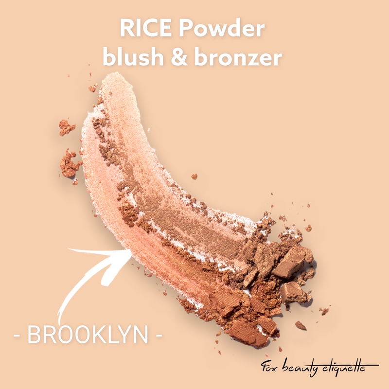 ERE PEREZ - RICE Powder Blush & Bronzer BROOKLYN